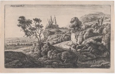 Stier som fører til en bekk, 1600-tallet.