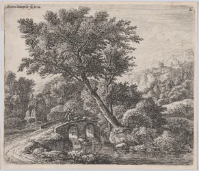 Hyrde på en liten bro, 1600-tallet.