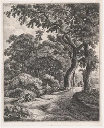 To reisende som hviler i skogen, 1600-tallet, 1600-tallet.