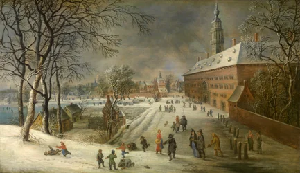 'Oosterhuis' i Antwerpen (olje på panel)