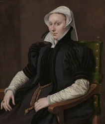 Portretter av Sir Thomas Gresham og Anne Fernely Portrett av Anne Fernely. Kona til Sir Thomas Gresham