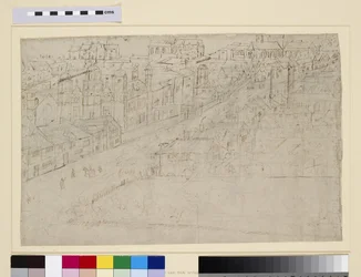Borough High Street med St. Mary Overy, fra 