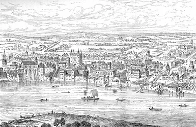 London fra Temple Bar til Charing Cross, 1543 1897