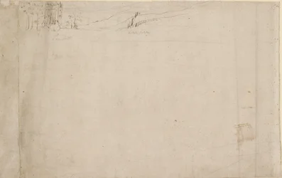 Panorama av London sett fra Southwark: Lambeth, 1554