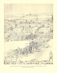 Van Den Wyngaerdes View of London, c1550, 1886