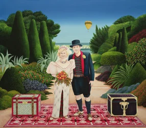 American Wedding, 2000 (akryl om bord)