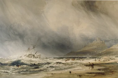 Bambourough Castle, 1852