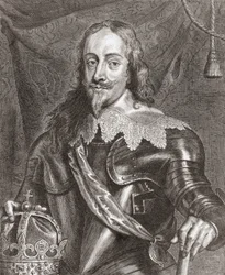 Kong Charles I, konge av England, Skottland og Irland.