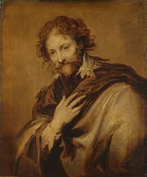 Portrett av Peter Paul Rubens (1577-1640), ca. 1630-50 (olje på panel)