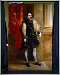 Portrett i helfigur, genovesisk adelsmann