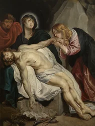 Nederlandsk: Bewening van Christus Klagesangen over den døde Kristus
