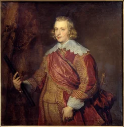 Portrett av kardinal spedbarn Ferdinand av Østerrike (1609-1641) Maleri av Anton Van Dyck (1599-1641) (ec.flam.) Søn 1,07x1,06 m Madrid, Prado-museet