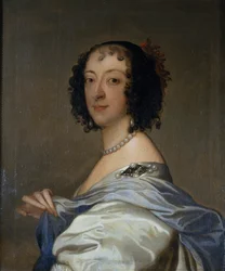 Portrett av Elzabeth, baronesse Clifford, etter ca. 1639 (olje på lerret)