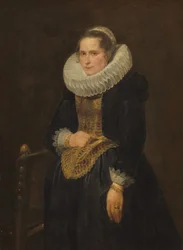 Portrett av en flamsk dame, sannsynligvis 1618.