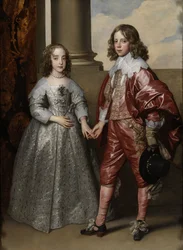 William II, Prince of Orange, og hans brud, Mary Stuart