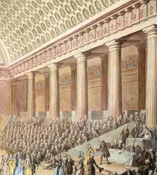 Den franske revolusjon: Smykkegave til Nasjonalforsamlingen ved kvinnelige kunstnere 7. september
