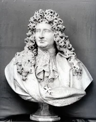 Byste av Jules Hardouin Mansart (1646-1708) 1698 (marmor)