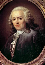 Portrett av Anne Robert Jacques Turgot (1727-1781) Ministermaleri av Antoine Graincourt (1748-1823) 1700-talls søn. 0,54x0,64 m