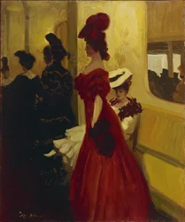 Theatre Box Spectatress, 1906
