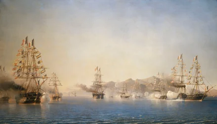 Prinspresidentens (Napoleon III) ankomst på Rade de Toulon, 27. september 1852