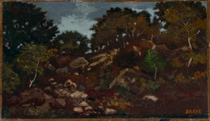Steiner i Fontainebleau-skogen