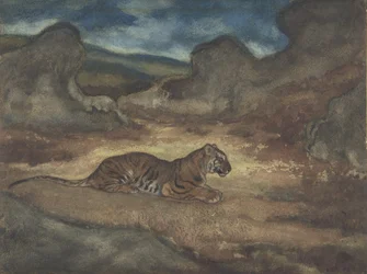 Tiger i landskapet, 1810-75.