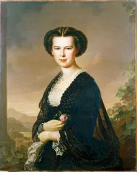 Keiserinne Elisabeth Sisi, født prinsesse i Bayern, kone til keiser Franz Josef av Østerrike-Ungarn …