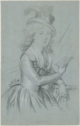 Portrett av skuespilleren Marie Magdalene Charlotte Ackermann (1757-1775)