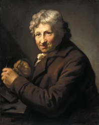 Tysk: Daniel Nikolaus Chodowiecki (1726-1801). Rundt 1800/1801 Portrett av Daniel Nikolaus Chodowiecki