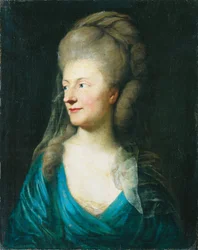 Portrett av Johanna Henriette Louise, grevinne av Bestucheff-Rumin, født von Carlowitz (1717-1787) (?)