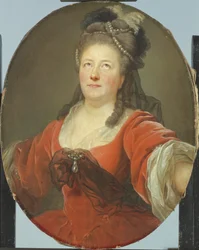 Portrett av skuespillerinnen Friederike Seyler (1738-89)