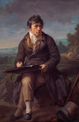 Portrett av landskapsmaleren Carl Anton Graff