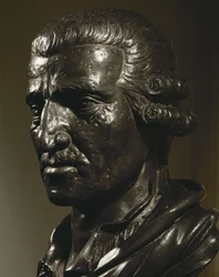 Joseph Haydn. Byste av støpt bly …