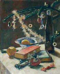 Stilleben under juletreet