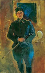Otto von Aichelburg-Zossenegg som kavaleriløytnant
