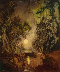 Anton Müller-Wischin Måneoppgang