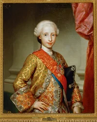Spedbarn Antonio Pascual de Bourbon ... (maleri på lerret)