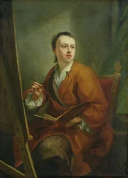 Selvportrett, ca. 1755