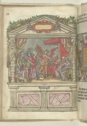 Scene med allegorisk representasjon på Grote Markt, 1578