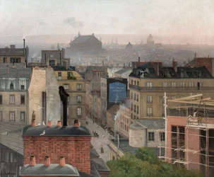 Paris sett fra Montmartre, 1887