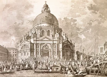 Ducal festligheter, Doge og Signoria av Venezia på årlige festen for Vår Frue av helse