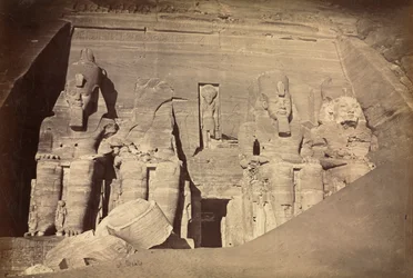 Temple of Ramesses II, Abu Simbel, ca. 1860-årene.