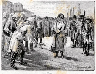 Napoleon Bonaparte, seirende i slaget ved Ulm, 20. oktober