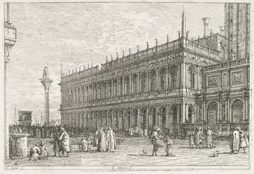 Visninger: Biblioteket, Venezia, 1735-1746.