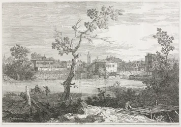 Utsikt: Utsikt over Burano, en by på en øy i den venetianske lagunen, 1735-1746.