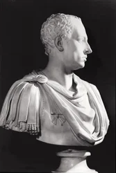Portrettbyste av Frans I (1708-65), den hellige romerske keiseren (marmor)