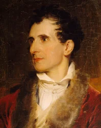 Portrett av Antonio Canova, detalj