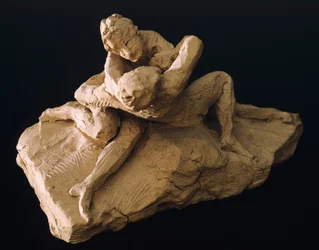 Venus og Adonis av Antonio Canova (1757-1822), modell i leire