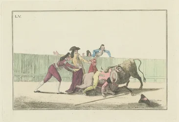Plate V, fra serien Collection of the Main Actions in a Bullfight