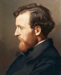 Portrett av Vincenzo Ciseri av Antonio Ciseri (1821-1891)